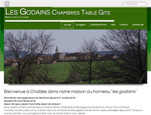 Tablet Screenshot of lesgodains.fr